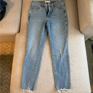 Madewell High Rise Light Blue Jeans - Excellent Condition